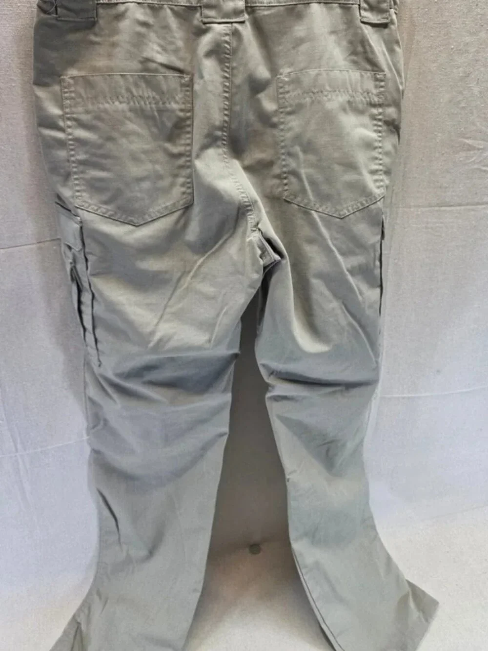 Mens Tactical Cargo Pants Khaki Tan Ripstop Utility Work Trousers